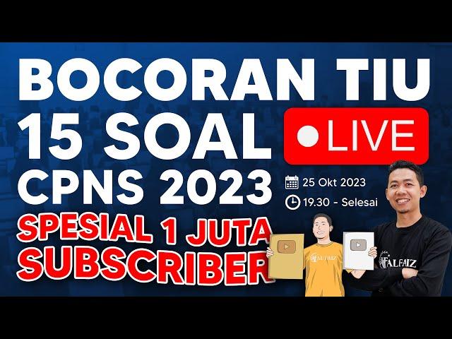 SOAL CPNS 2023 - BAHAS 15 SOAL TIU