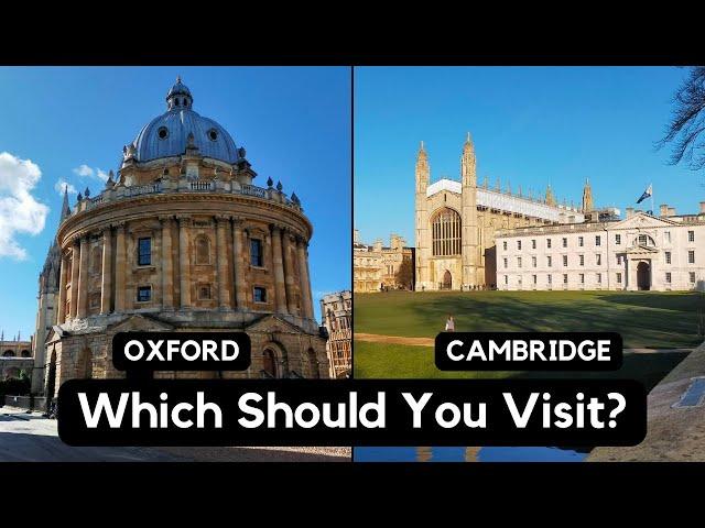 Oxford or Cambridge: Which Should You Visit? | Let's Walk!