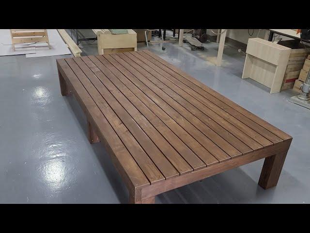 쉽게 구조목으로 만드는 평상 제작.How to make wooden bench.