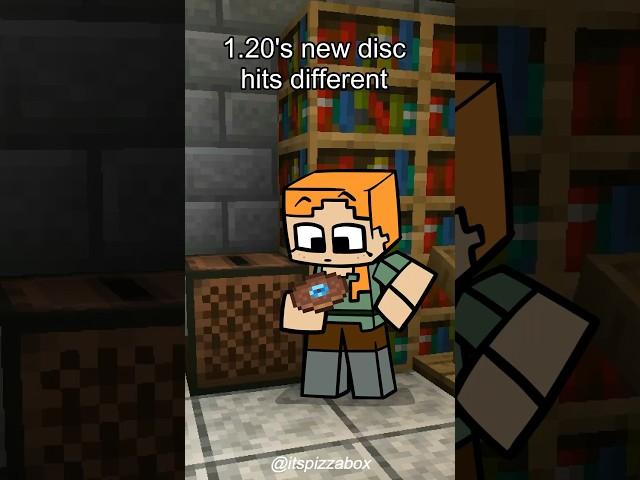 1.20’s new music disc hits different #minecraft #minecraftshorts