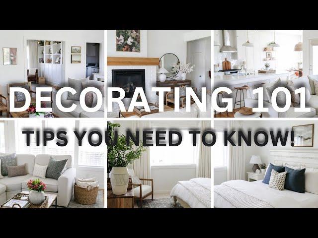 DECORATING YOUR HOME 101 | HOME DECORATING TIPS YOU NEED TO KNOW | DECORATING YOUR HOME HACKS 2024