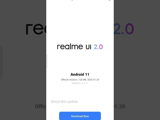 Realme 6 & 6i New C.17 January security Update Received Bug Fix Update