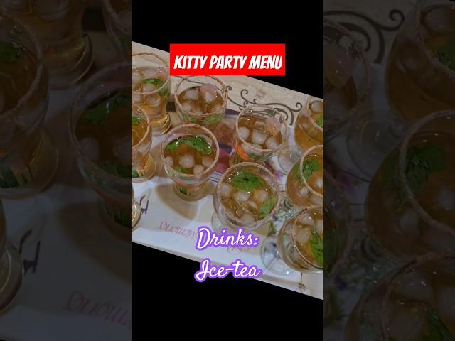 Kitty Party Menu #food #foodmenu #kittypartygameideas #twinning .. Watch full video on my channel