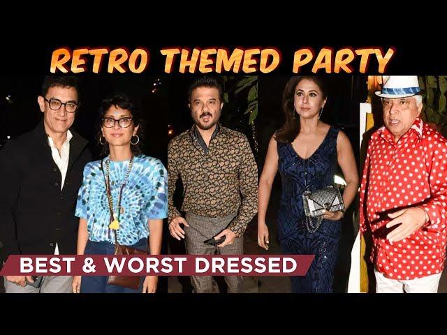 Javed Akhtar's 75th Birthday Bash RETRO Theme Best & Worst Dressed Bollywood Stars