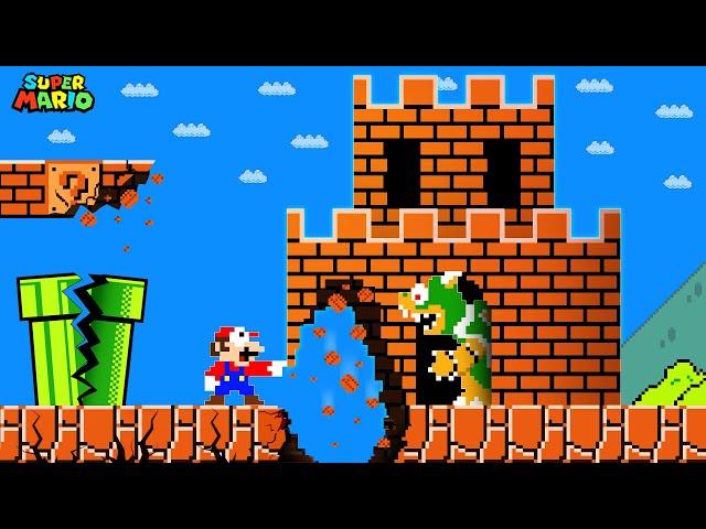 Super Mario Bros. But When Everything Mario Touches Breaks