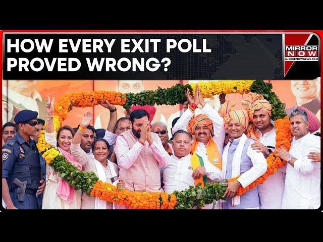 How Every Exit Poll Proven Wrong? BJP's Hat-trick In Haryana | Congress Faces Defeat | Top News