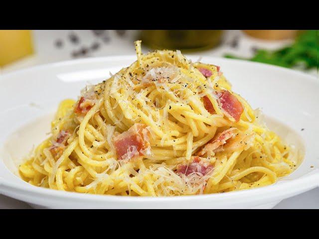 Incomparable Pasta Carbonara. Italian Cuisine. Recipe by Always Yummy!