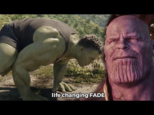 How THANOS gave HULK the LIFE CHANGING FADE.