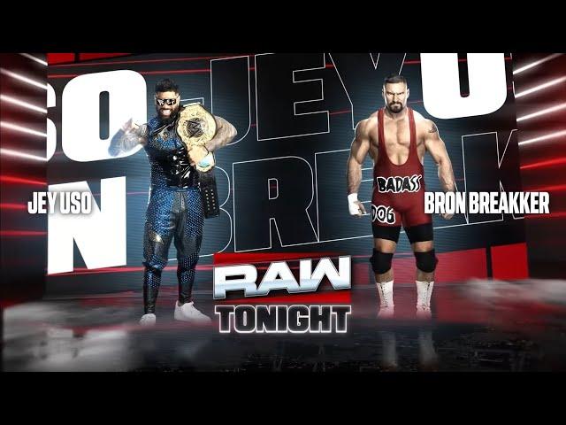 Jey Uso Vs Bron Breakker - WWE Raw 19/05/2025 (En Español)