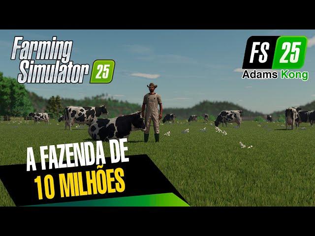 FS25: Criando 1000 Cabeças de gado AO VIVO | FARMING SIMULATOR 25