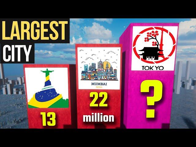 TOP 30 Largest City in the World | Population Comparison