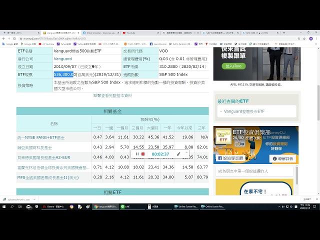 分享10%複利的投資標的：美股ETF~~VOO