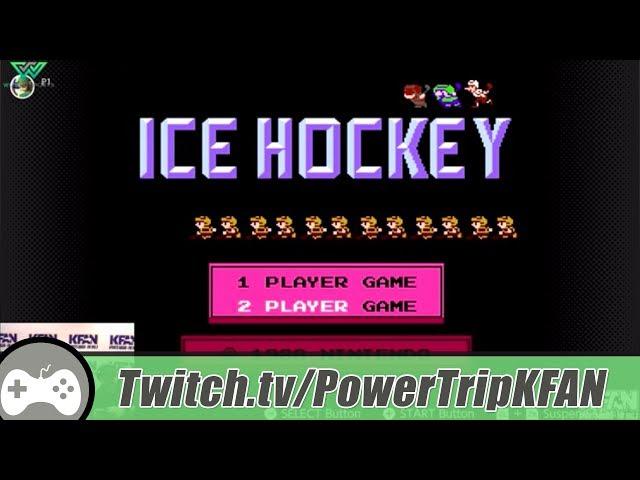 Twitch Highlight: The Power Trip plays Ice Hockey w/Mark Parrish on the NES [WomboSports]