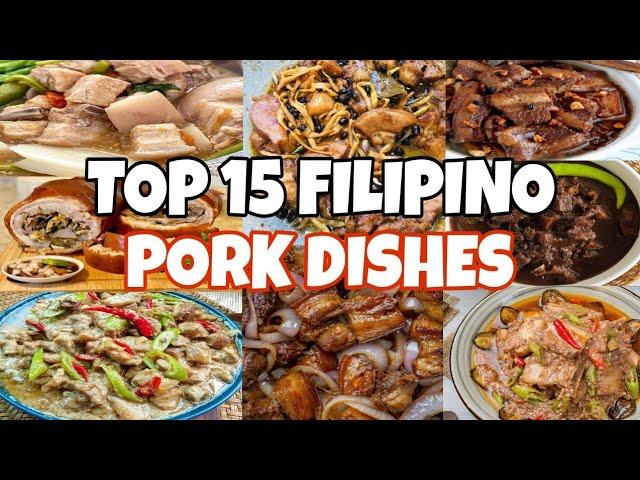 TOP 15 FILIPINO PORK DISHES| FILIPINO PORK RECIPES| FILIPINO PORK IDEAS| YUMMYLICIOUS WITH ROSE