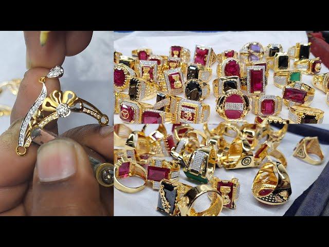 Rhodium Plating /  jewellery Radium /  gold jewelry  / Rhodium process  / Gold jewelry making