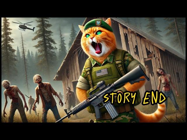 END)Zombies are coming. A little cat saved the world!