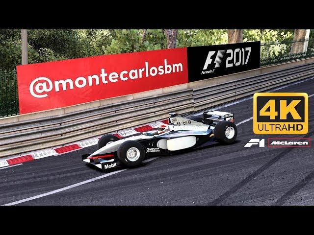 F1 2017 Monaco (CLASSICS)  MCLAREN MP4-13  F1 (4K 60fps GTX 1080 TI)