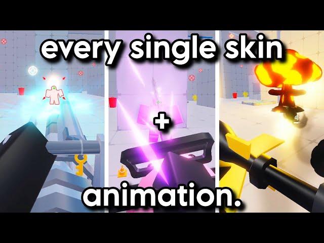 [OUTDATED] EVERY SKIN + ANIMATION In Roblox Rivals 