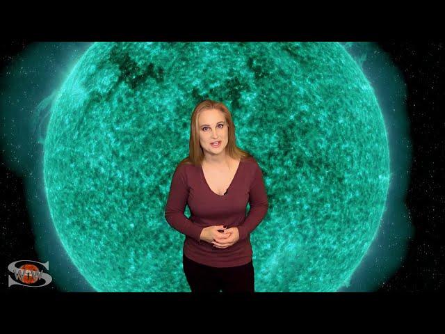 A Fizzle, Fast Wind, & Space Guests | Solar Storm Forecast 08.27.2020