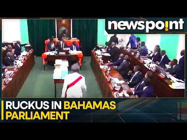 Bahamas: Opposition Leader Throws Ceremonial Mace Out Of Parliament Window | WION Newspoint