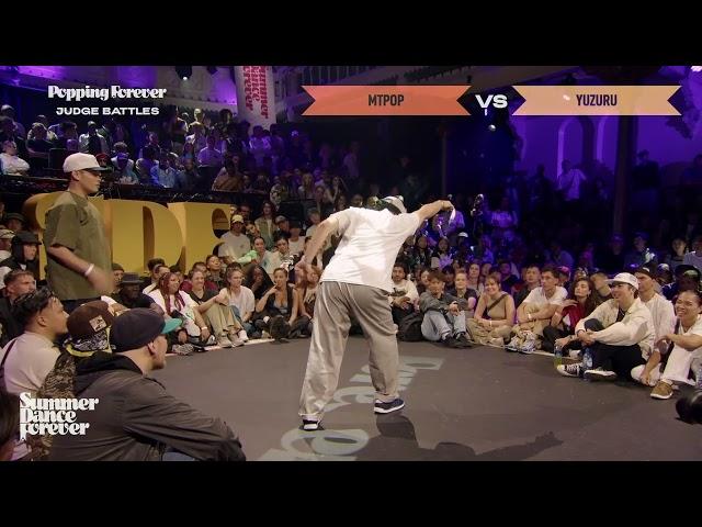 MT Pop vs Yuzuru JUDGE BATTLE Popping Forever | Summer Dance Forever 2024