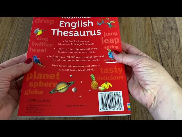 Illustrated English Thesaurus, Usborne