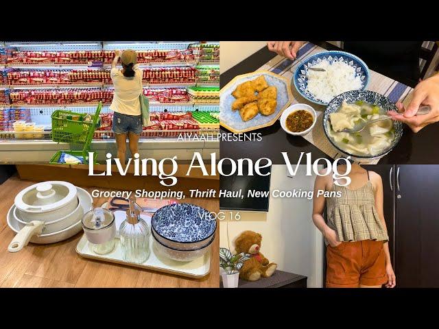 Living Alone in the Philippines: New Cooking Pans, Thrift Haul, Grocery Shopping