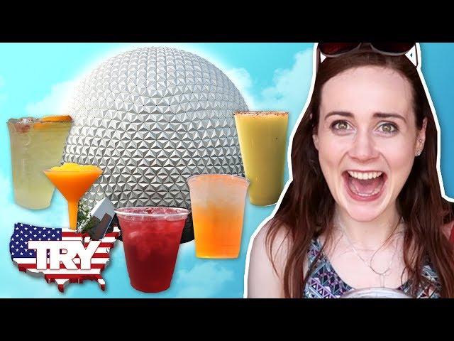 Irish People Try Drinking Around The World at Disney's EPCOT (12 Alcohols in 12 Countries!)