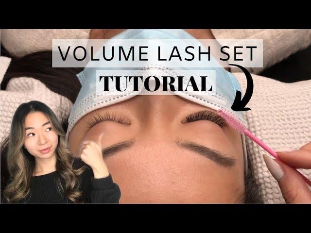 Eyelash Extension Tutorial (Volume Lashes)