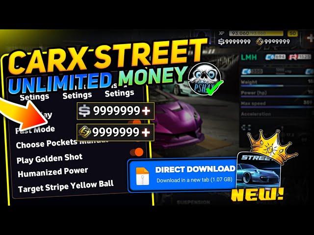 (TUTORIAL!) CarX Street MOD APK v1.3.3 Gameplay - VIP Unlimited Money, Unlocked All Cars Anti Ban!