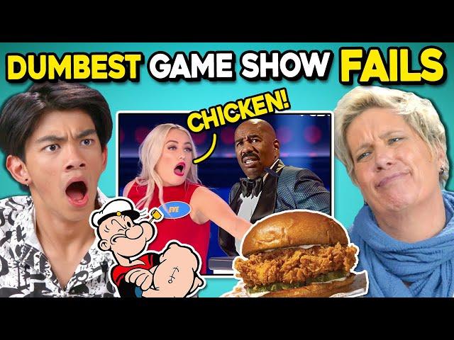 Generations React To Dumbest Game Show Answers (Family Feud Popeye’s Chicken, Wheel Of Fortune)