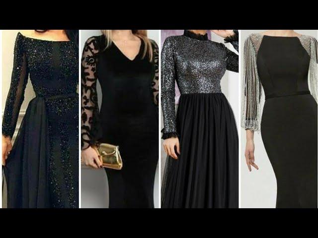 Черные вечерние платья/ Qora rangdagi oqshom liboslari/ Black evening dresses.