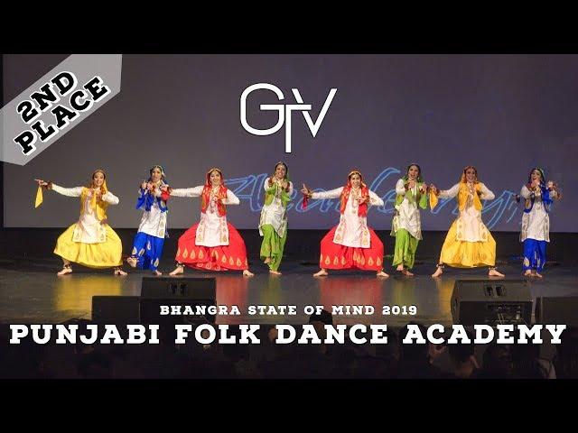 Punjabi Folk Dance Academy - Second Place @ Bhangra State of Mind 2019