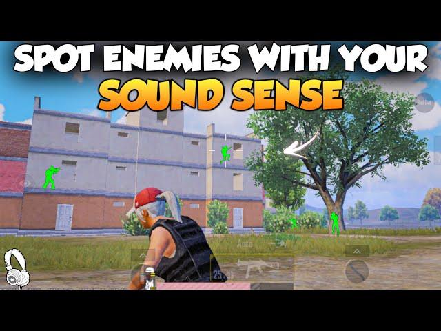 How To HEAR enemies Like a Pro - Footstep & Sound Guide / BGMI PUBGM