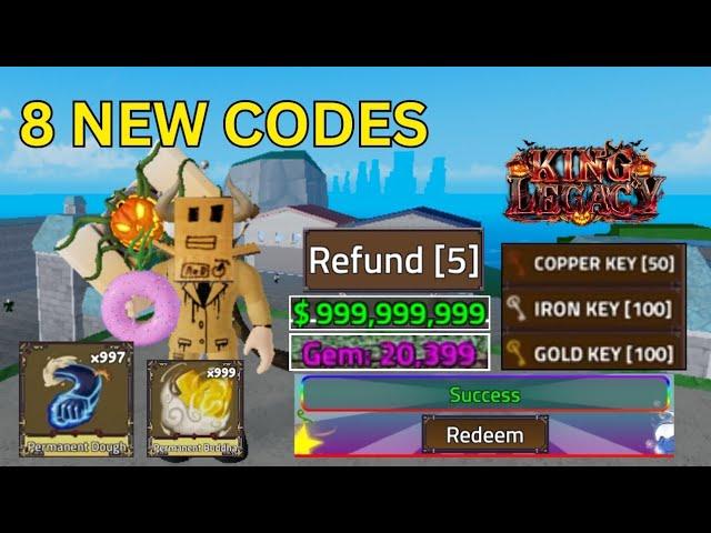 *NEW CODES* ALL WORKING CODES IN KING LEGACY 2024 | KING LEGACY DOUGH