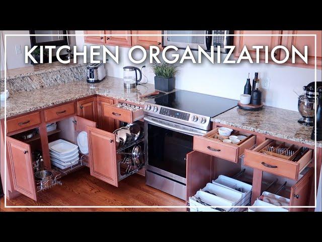 ORGANIZATION IDEAS FOR KITCHEN CABINETS AND DRAWERS