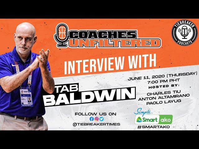 Coaches Unfiltered S01E01: Tab Baldwin goes Unfiltered