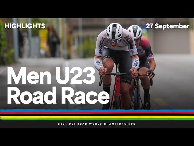 Men Under 23 Road Race highlights | 2024 UCI Road World Championships