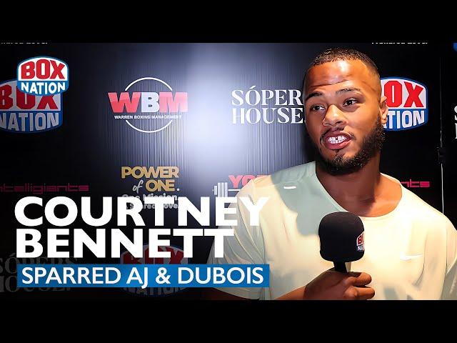 Courtney Bennett PREDICTS Anthony Joshua vs Daniel Dubois After Sparring Both