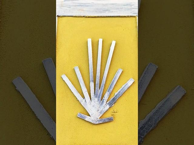 Melting Metal and Pouring It into Random Objects: Metal casting