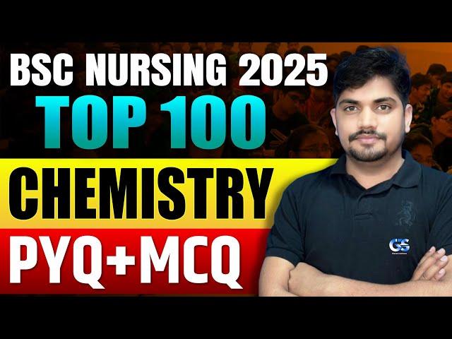 BSC NURSING CHEMISTRY TOP 100 PYQ, MCQ, | AIIMS / RUHS BSC NURSING CHEMISTRY IMPORTANT QUESTIONS