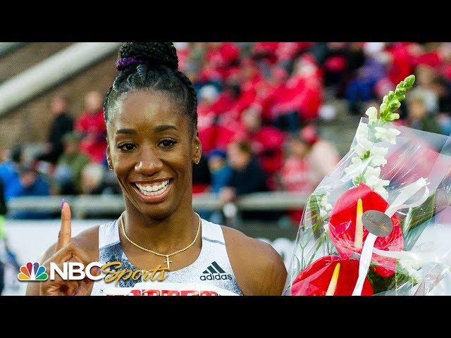 Keni Harrison pulls away for 100m hurdles title at Diamond League | NBC Sports