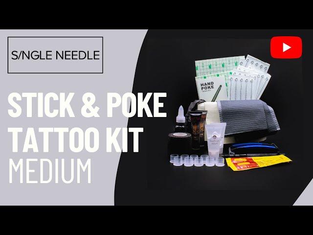 Unboxing - Single Needle Hand Poke Tattoo Kit (Medium)