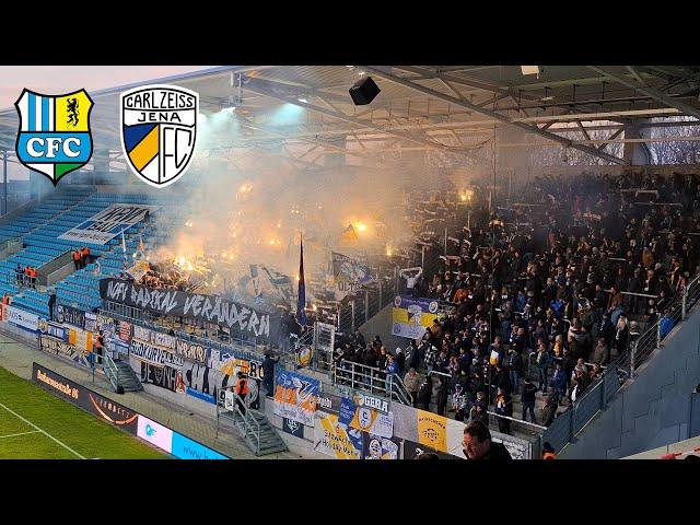 Zeiss-Fans in Chemnitz • Cemnitzer FC vs FC Carl Zeiss Jena 1:2 | Ost-Klassiker 2024/25