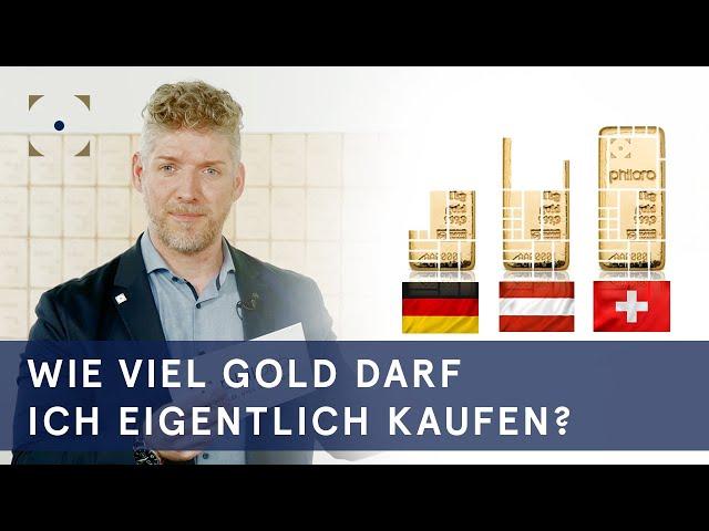 Wie viel Gold darf ich eigentlich kaufen? - philoro Golden Minute