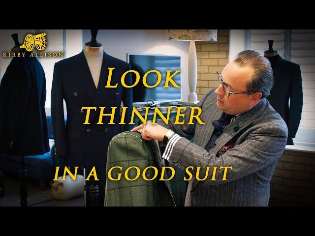 Look Thinner In A Good Suit | Master Bespoke Tailor Explains #Shorts