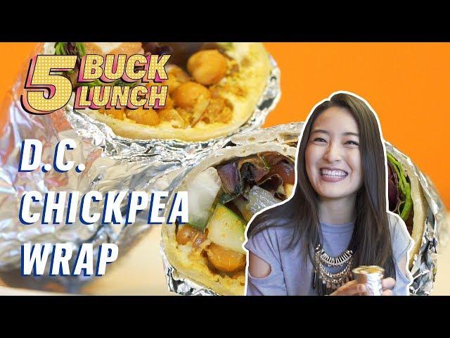 The Best Cheap Wrap in Washington, DC || 5 Buck Lunch