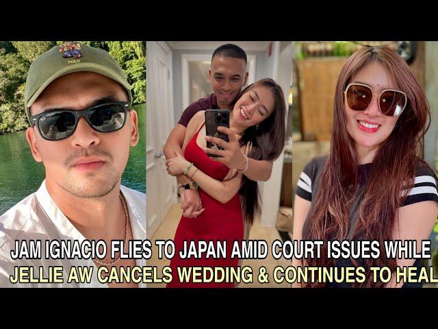 Jam Ignacio Leaves For Japan Amid Court Issues while Jellie Aw Is Getting Healed From The Incident