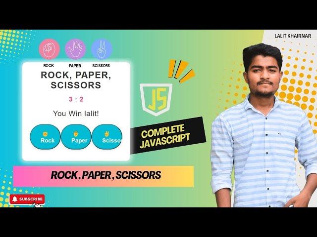 Mini Project : Build a Fun Rock Paper Scissors Game with JavaScript: A Beginner’s Guide  #techtitans