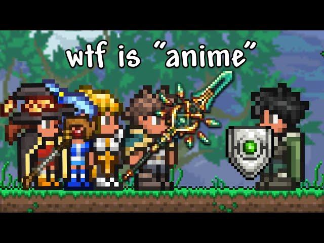 adding "anime" into Terraria using mods...